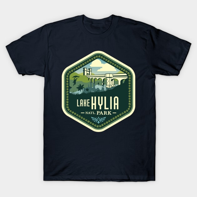 Lake Hylia National Park T-Shirt by chocopants